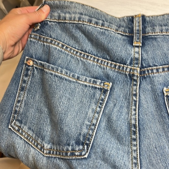 MODERN AMERICAN Jackson The Dad Jean High Rise Relaxed Leg Sz 26 Fidelity Denim - Picture 10 of 11